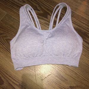 lilac sports bra